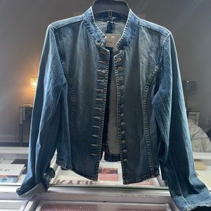 Karen Kane Fitted Denim Jacket